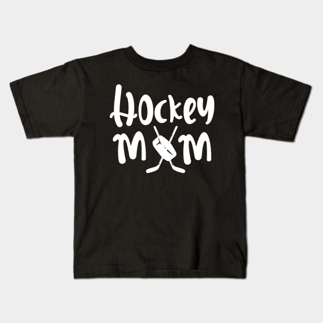 hockey mom Kids T-Shirt by hananeshopping